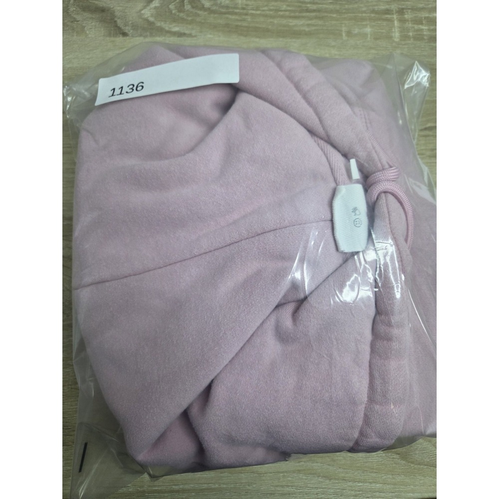 Glossier Original Pink Long Sleeve Hoodie Women's MEDIUM - Picture 13 of 13